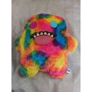 Big Fugg Fuggler Rainbow Tie-Dye Button Eyes Big Tongue 18 Inch Oogah Boogah